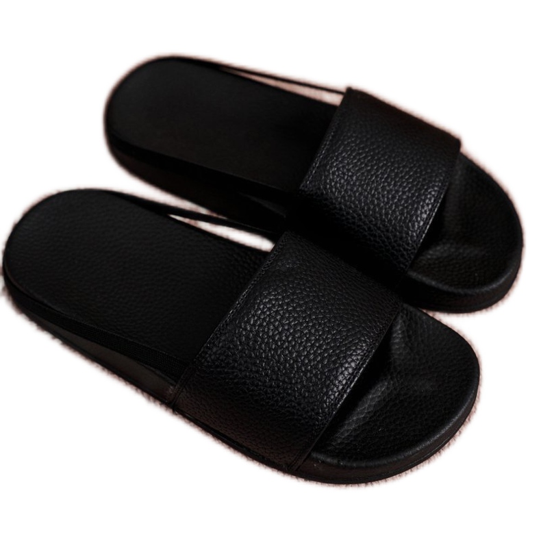 FRROCK Papuci negri Nopla pentru copii negru