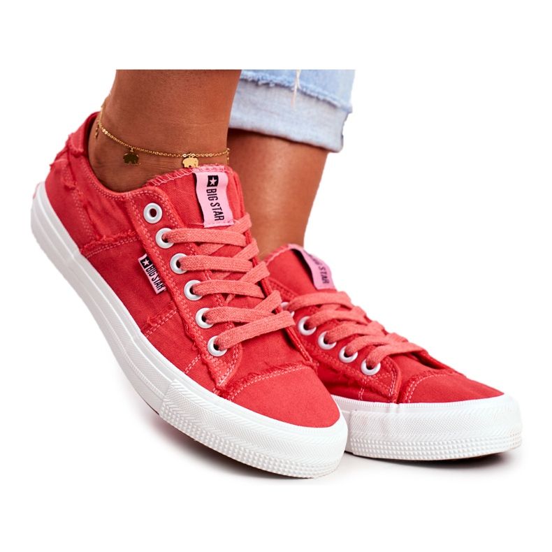 Adidași pentru femei Big Star Red DD274449 roșu