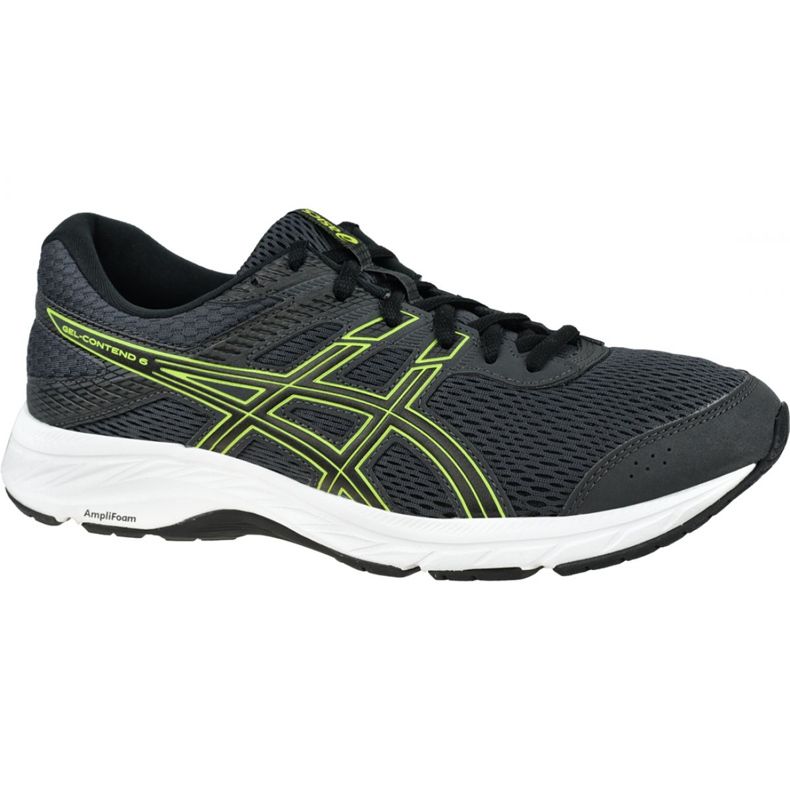 Asics Gel-Contend 6 M 1011A667-022 negru gri Asics Gel-Contend 6 M 1011A667-022 negru gri