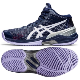 Pantofi de volei Asics Sky Elite Ff Mt W 1052A023-400 grafit, bleumarin albastru și bleumarin