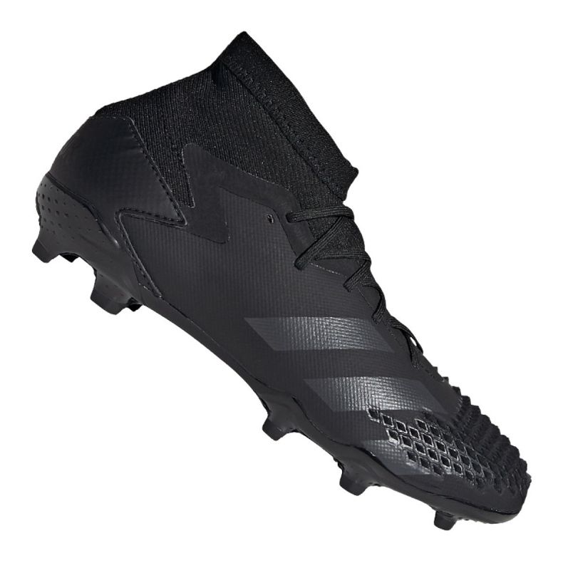 Ghete de fotbal Adidas Predator 20.1 Fg Jr FU6860 negru negru Ghete de fotbal Adidas Predator 20.1 Fg Jr FU6860 negru negru
