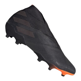 Ghete de fotbal Adidas Nemeziz 19+ Fg M EH0566 negru negru Ghete de fotbal Adidas Nemeziz 19+ Fg M EH0566 negru negru