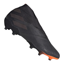 Ghete de fotbal Adidas Nemeziz 19+ Fg M EH0566 negru negru