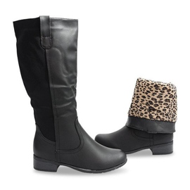 Cizme cu izolare înaltă 8524 Negru