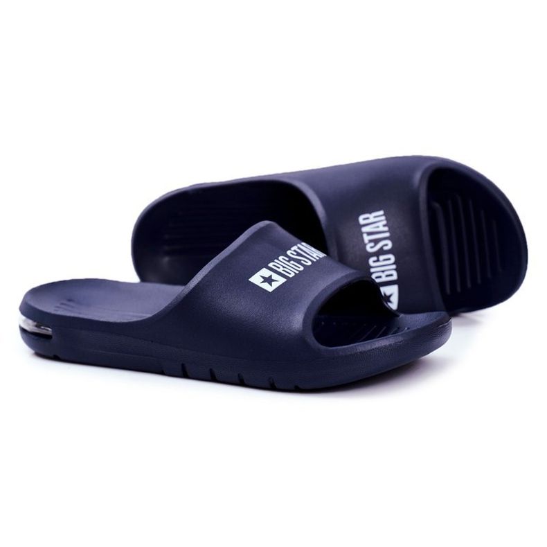 Papuci bărbați Big Star Air Blue Navy GG174919 albastru marin