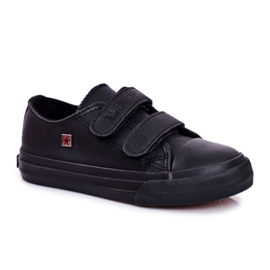Big Star Pantofi pentru copii Adidași Star Big cu Velcro Negru GG374009
