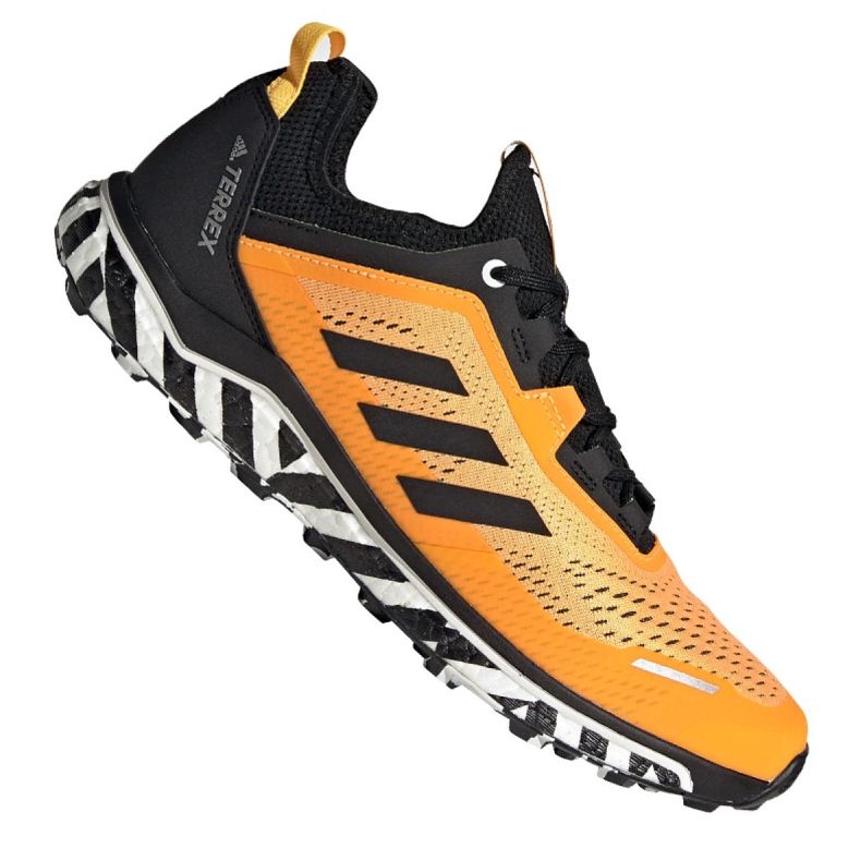 Pantofi Adidas Terrex Agravic Flow M FV2412 negru galben