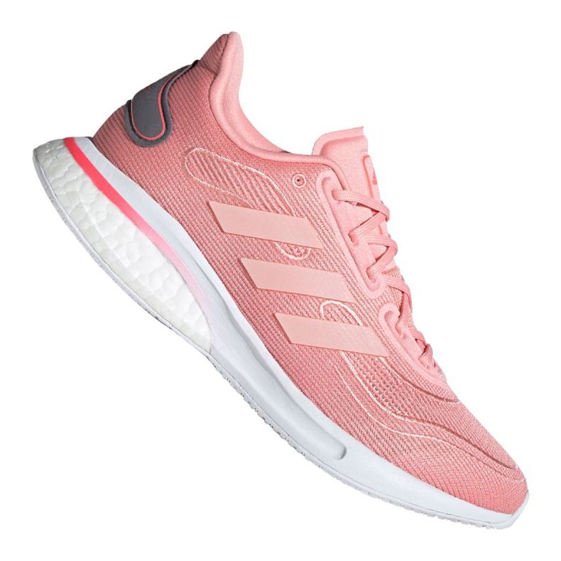 Pantofi de alergare adidas Supernova W FV6021 alb roz