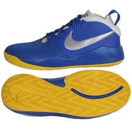 Pantof de baschet Nike Team Hustle D 9 Jr AQ4224-404 multicolor albastru
