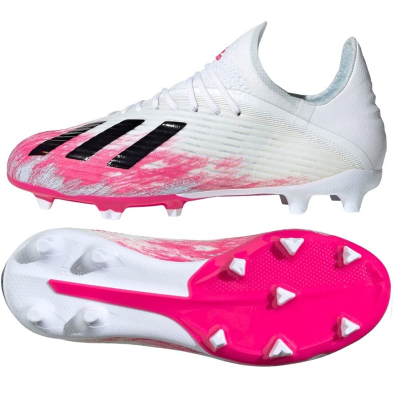 Ghete de fotbal Adidas X 19.1 Fg Jr EG7163 multicolor alb