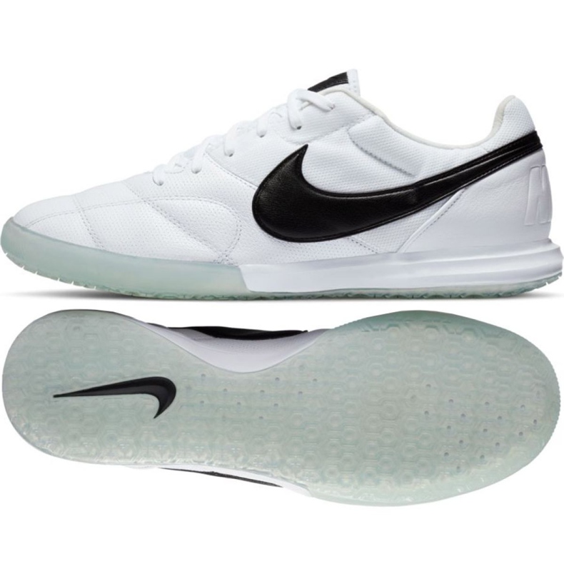 Pantofi de fotbal Nike Premier Ii Sala Ic M AV3153-101 multicolor alb