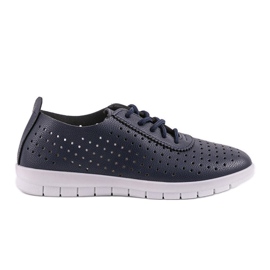 Adidași ajurați bleumarin JH701-4 albastru marin Adidași ajurați bleumarin JH701-4 albastru marin
