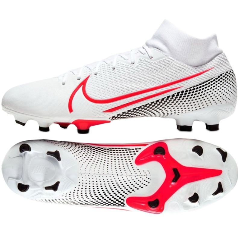Pantof de fotbal Nike Mercurial Superfly 7 Academy FG / MG M AT7946-160 alb