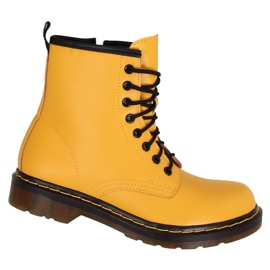 Cizme dantelate cizme miere NC1019 Galben Cizme dantelate cizme miere NC1019 Galben