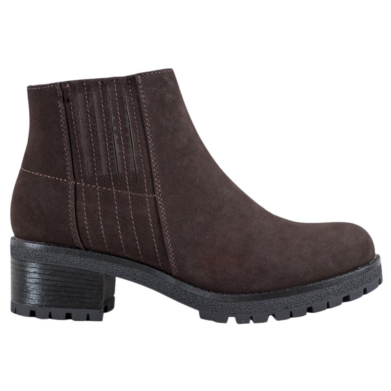 J. Star Cizme maro clasice