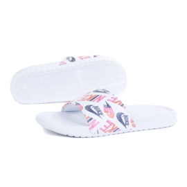 Nike Benassi Jdi Print W 618919-119 diapozitive alb