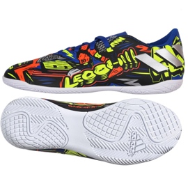 Încălțăminte de interior adidas Nemeziz Messi 19.4 In Jr EH0601 albastru marin, multicolor multicolor