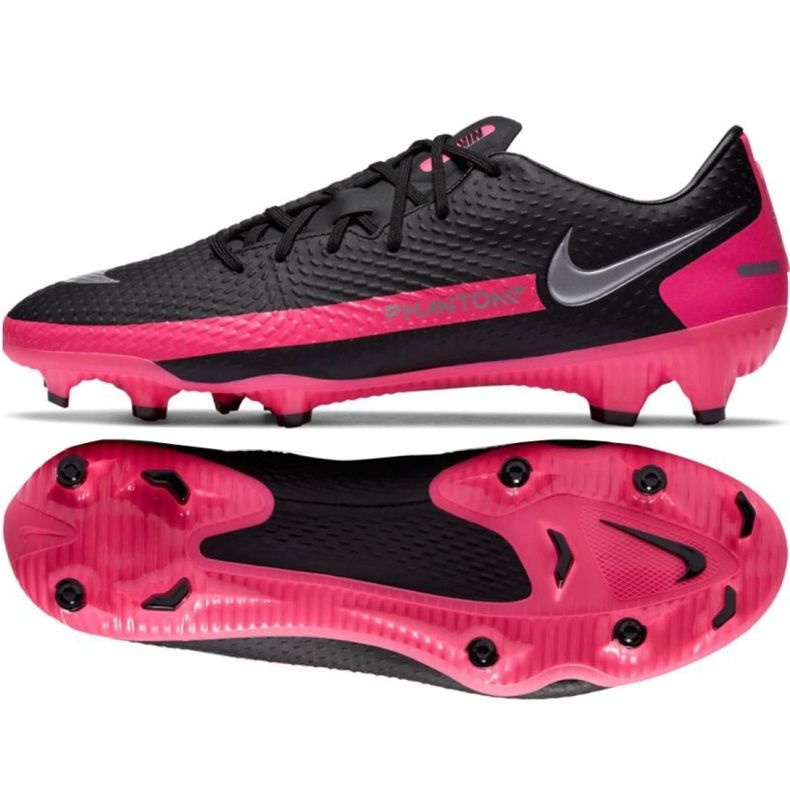 Pantofi de fotbal Nike Phantom Gt Academy FG / MG M CK8460-006 multicolor negru