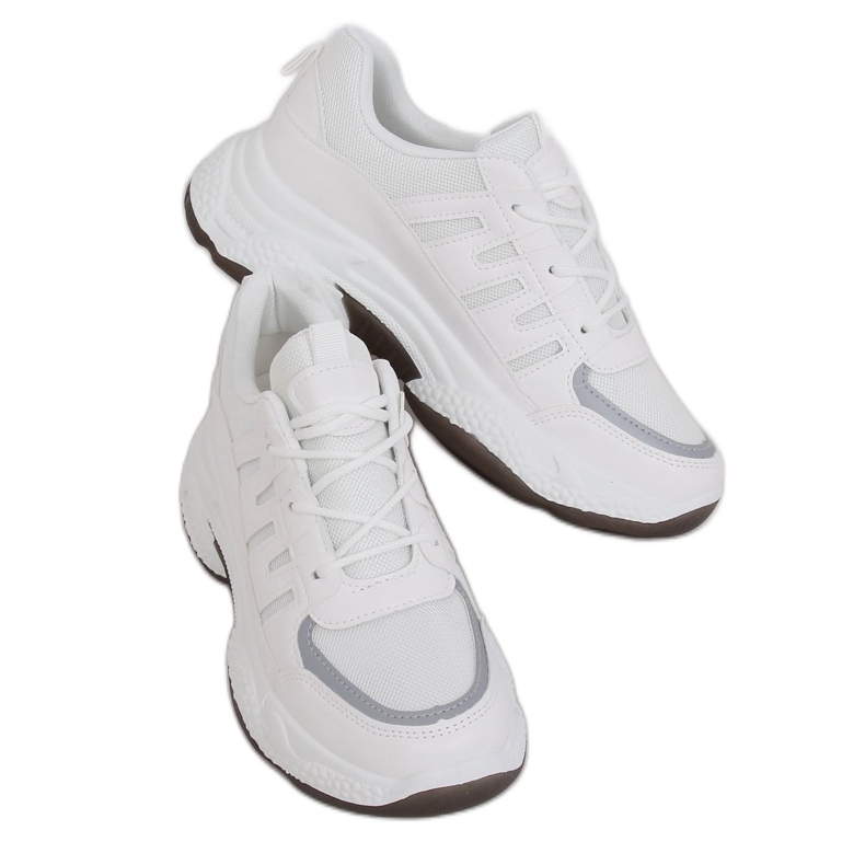 Încălțăminte sport pentru femei albe BH-001 Alb
