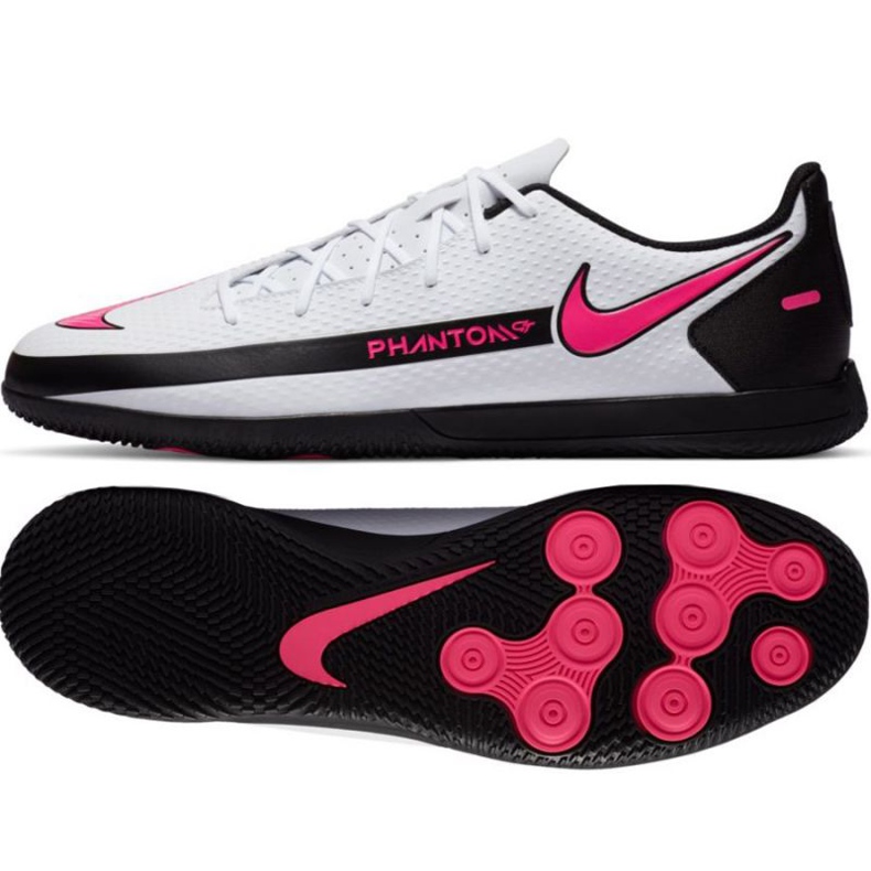Pantofi de fotbal Nike Phantom Gt Club Ic M CK8466-160 multicolor alb