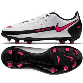 Pantofi de fotbal Nike Phantom Gt Club FG / MG Jr CK8479-160 alb multicolor