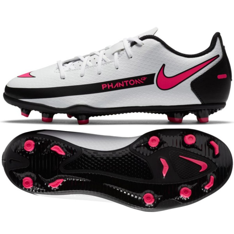 Pantofi de fotbal Nike Phantom Gt Club FG / MG Jr CK8479-160 multicolor alb