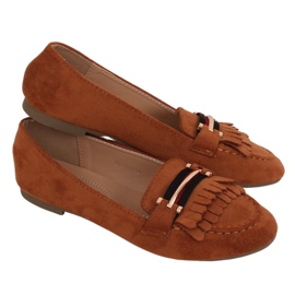 Mocasini de damă camel 88-381 Camel maro