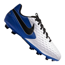 Pantofi de fotbal Nike Legend 8 Academy Mg Jr AT5732-104 negru, alb, bleumarin multicolor