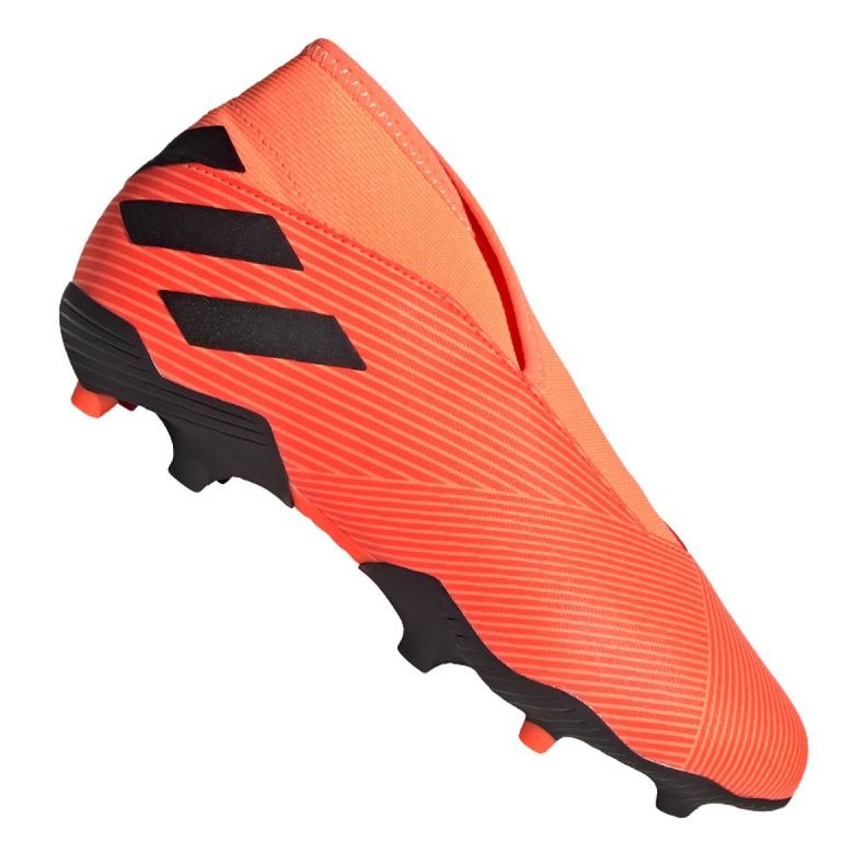 Ghete de fotbal Adidas Nemeziz 19.3 Ll Fg Jr EH0488 roșu portocale
