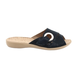 Pantofi de damă Befado pu 265D017 albastru marin