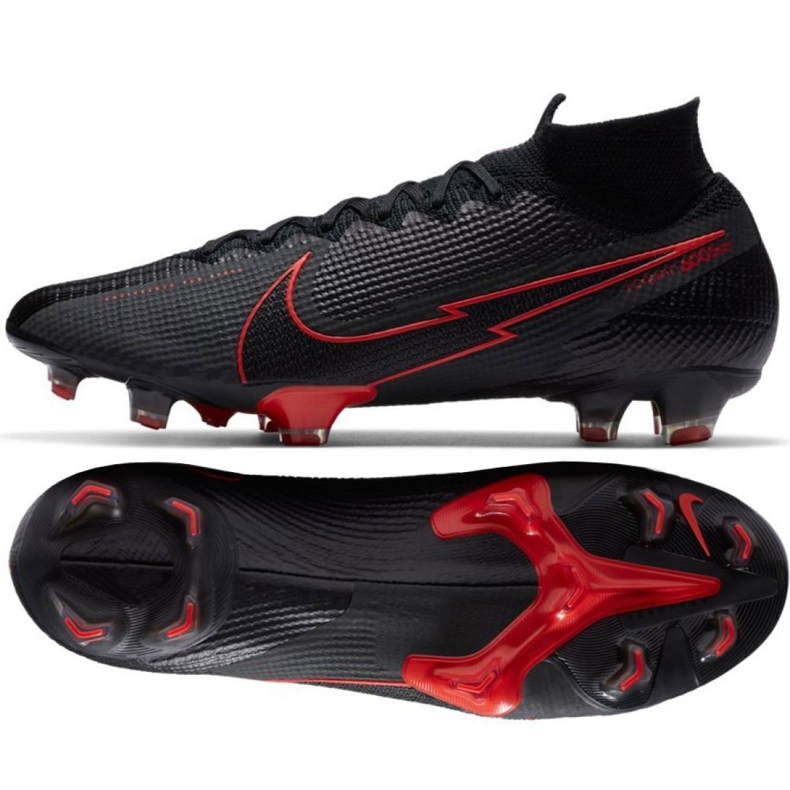 Pantofi de fotbal Nike Mercurial Superfly Elite Fg M AQ4174-060 multicolor negru Pantofi de fotbal Nike Mercurial Superfly Elite Fg M AQ4174-060 multicolor negru