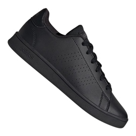 Pantofi Adidas Advantage Jr EF0212 negru gri Pantofi Adidas Advantage Jr EF0212 negru gri
