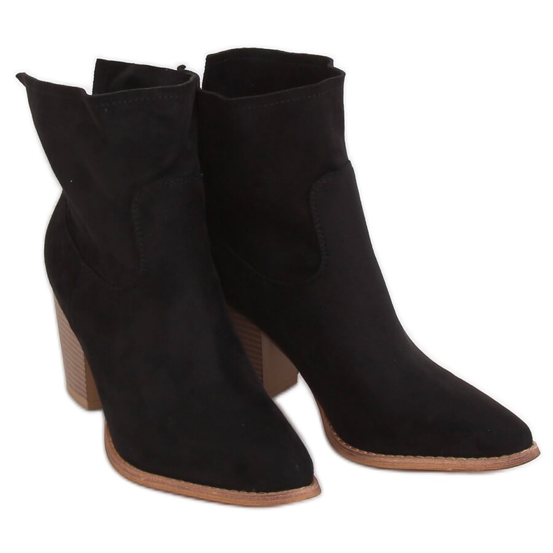 Cizme negre cu toc înalt M398 Negru Cizme negre cu toc înalt M398 Negru