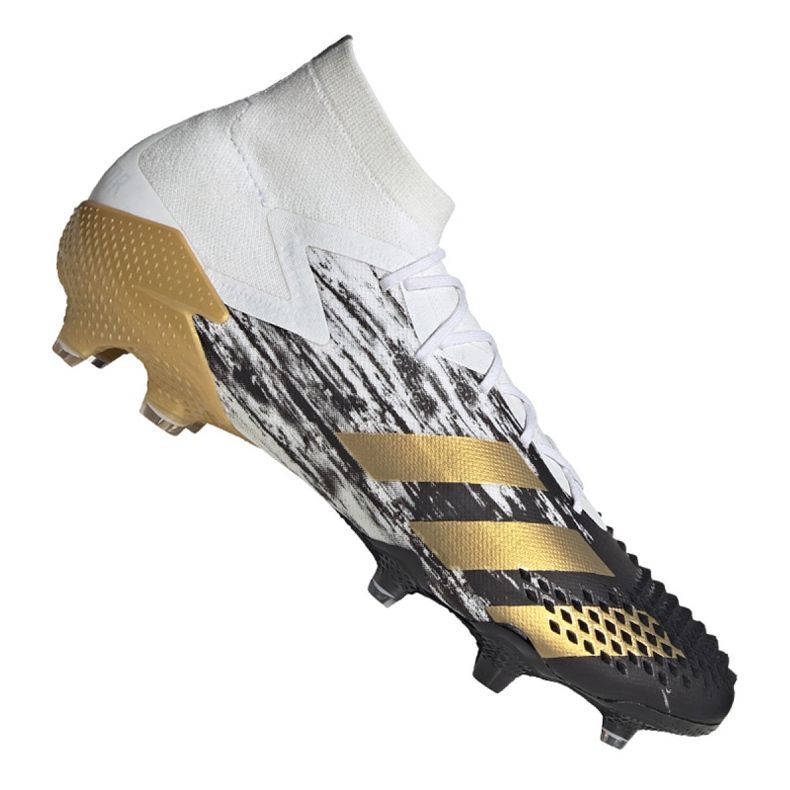Ghete de fotbal Adidas Predator 20.1 Fg M FW9186 negru, alb, negru, auriu alb