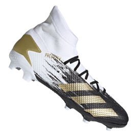 Ghete de fotbal Adidas Predator 20.3 Fg M FW9196 negru, alb, negru, auriu alb