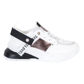 Marquiz Adidași eleganți alb negru Marquiz Adidași eleganți alb negru