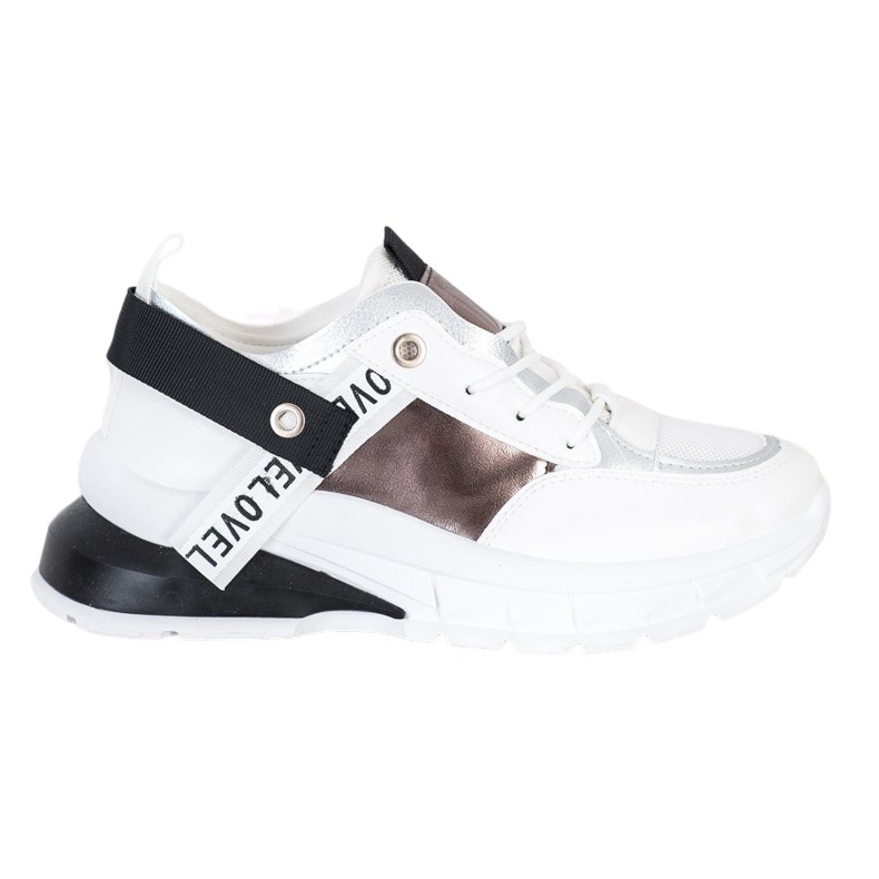 Marquiz Adidași eleganți alb negru