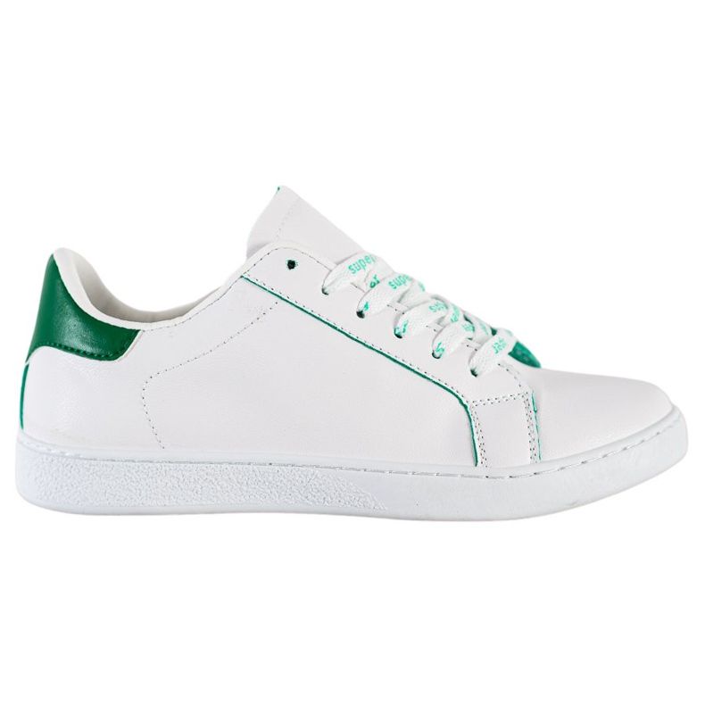 SHELOVET Pantofi sport la modă alb verde