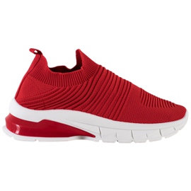 SHELOVET Adidași adezivi textili roșu SHELOVET Adidași adezivi textili roșu