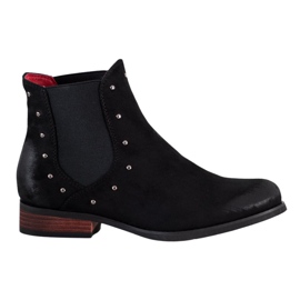 Goodin Cizme Chelsea negre cu accesorii negru Goodin Cizme Chelsea negre cu accesorii negru