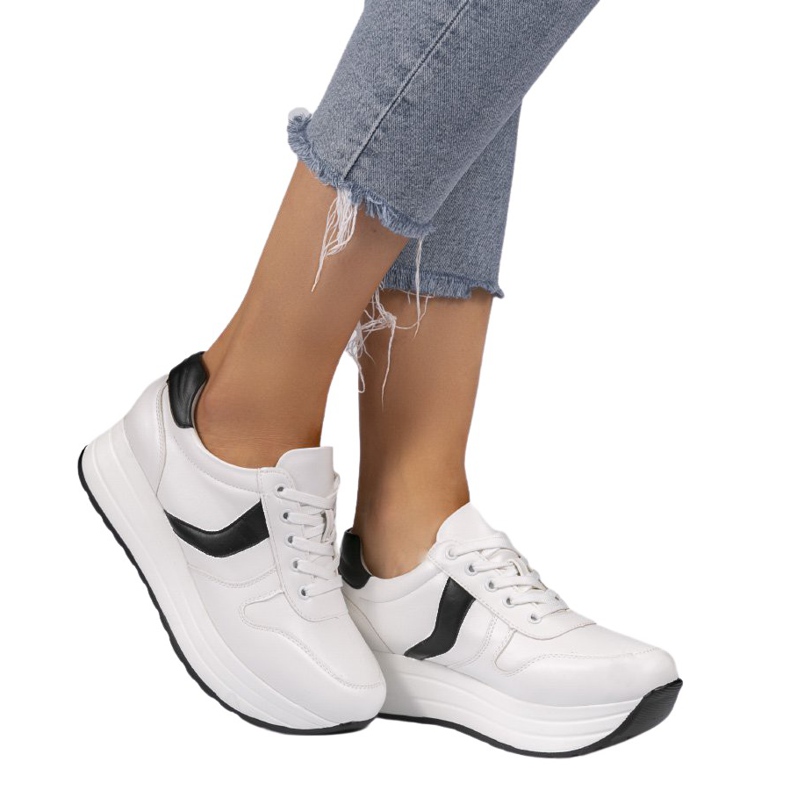 Pantofi sport albi, adidași BK-20