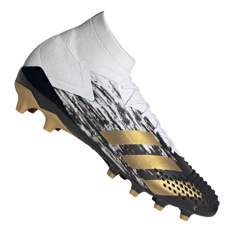 Ghete de fotbal Adidas Predator 20.1 Ag M FW9185 negru, alb, negru, auriu alb