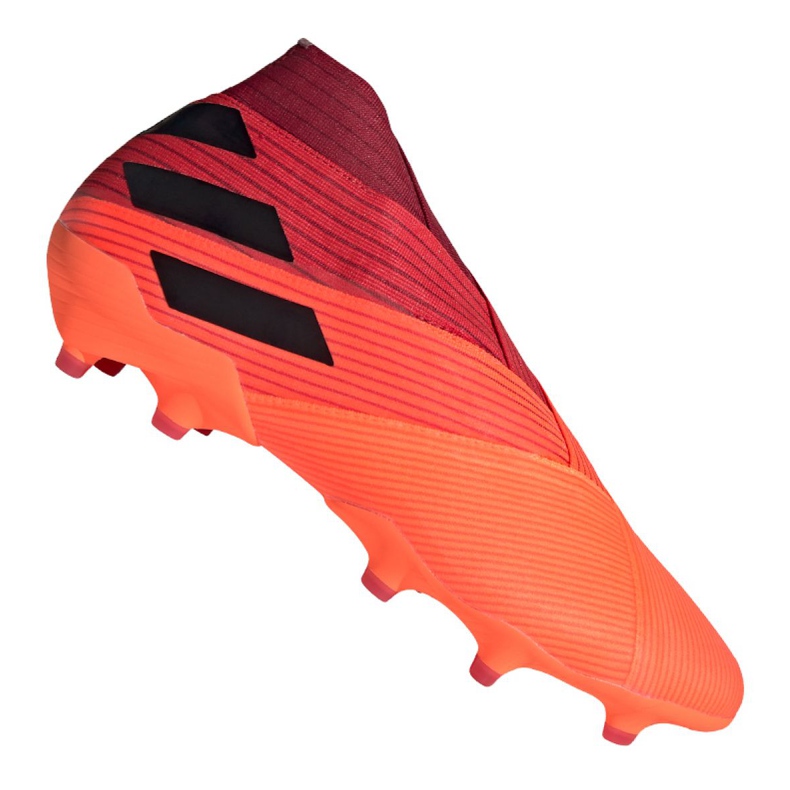 Ghete de fotbal Adidas Nemeziz 19+ Fg M EH0772 multicolor portocale