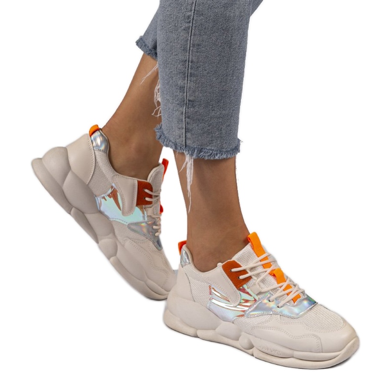 Pantofi sport A88-65 bej maro