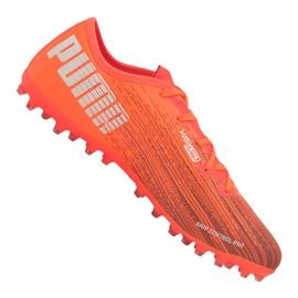 Ghete de fotbal Puma Ultra 2.1 Mg M 106082-01 multicolor portocale Ghete de fotbal Puma Ultra 2.1 Mg M 106082-01 multicolor portocale