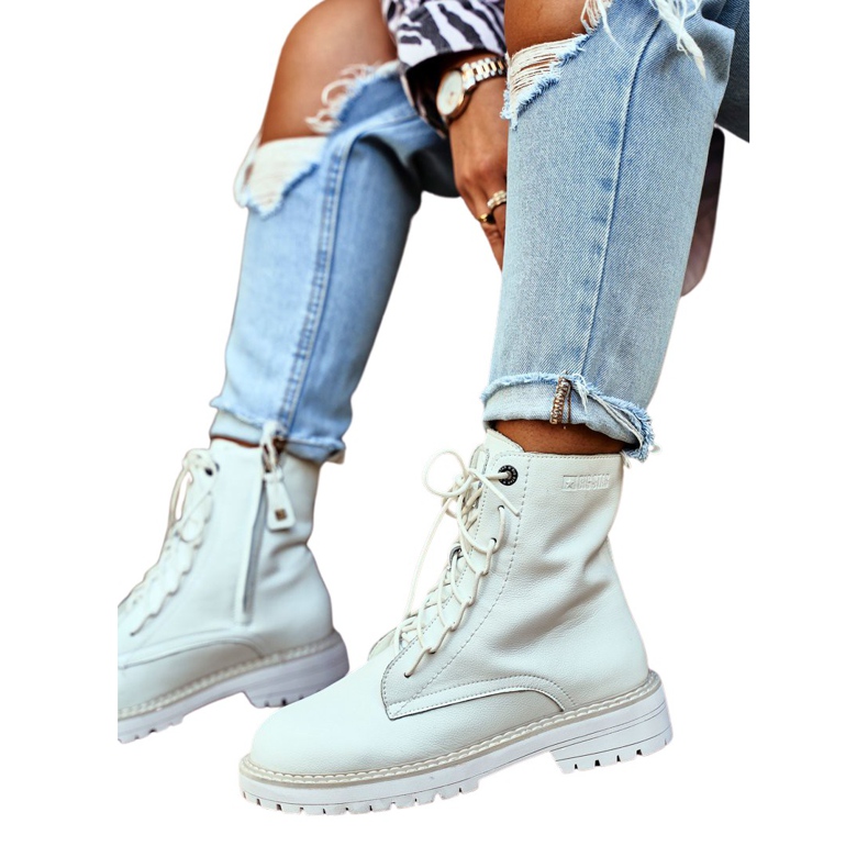 Cizme de damă Big Star White GG274597 alb