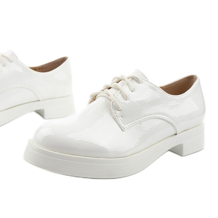 Pantofi clasici de jazz alb KSL11