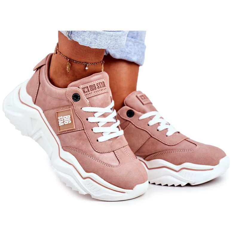 Încălțăminte sport pentru femei Big Star Pink GG274210 roz