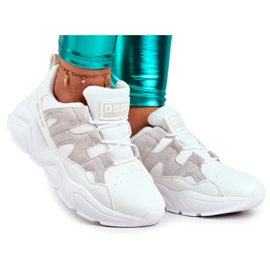 Încălțăminte sport pentru femei Big Star White GG274635 alb Încălțăminte sport pentru femei Big Star White GG274635 alb