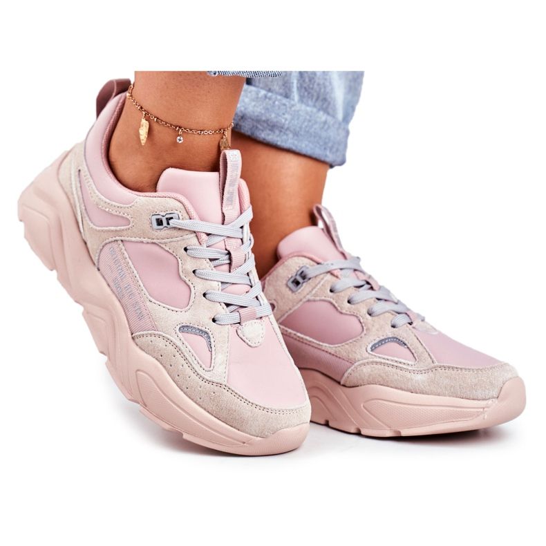 Adidași pentru femei Big Star Pink GG274655 roz